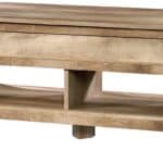 Rustic Oak Lift Top Coffee Table with Storage and Shelves 6 Rustic Oak Lift Top Coffee Table with Storage and Shelves