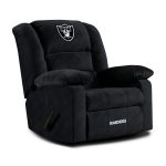 LV Raiders Embroidered Microfiber Playoff Recliner Made in USA