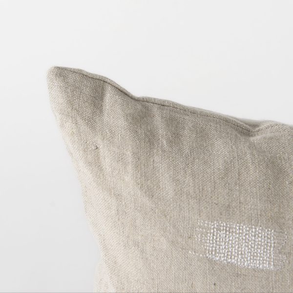 Lacey 13 x 21 BeigeWhite Decorative Pillow Cover 8