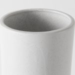 Laforge 17.3H White Ceramic Vase 13 Laforge 17.3H White Ceramic Vase