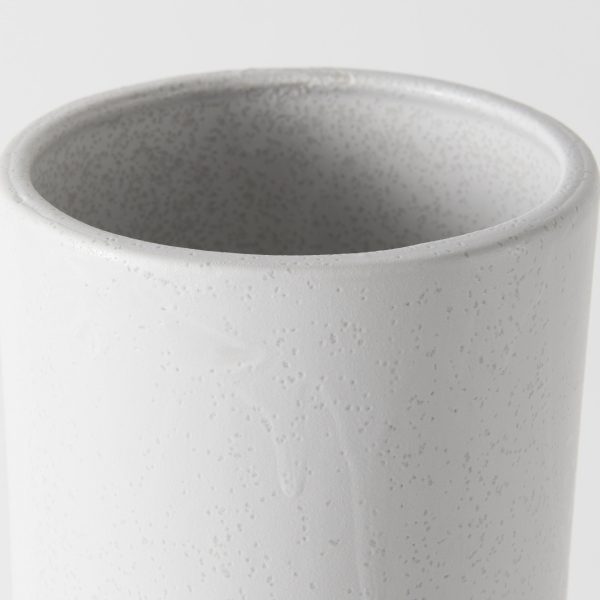 Laforge 17.3H White Ceramic Vase 4