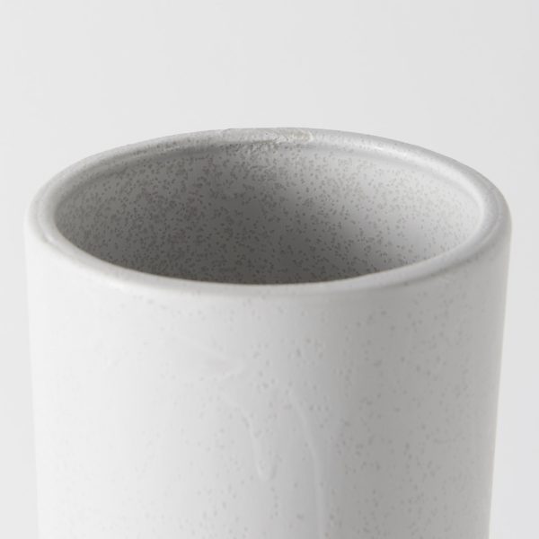 Laforge 17.3H White Ceramic Vase 5