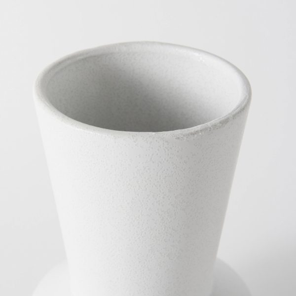 Laforge 9.4H Small White Ceramic Vase 4