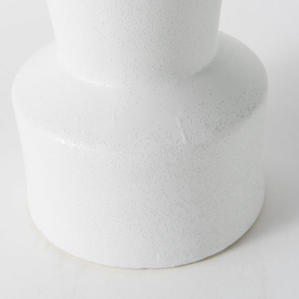 Laforge 9.4H Small White Ceramic Vase 7