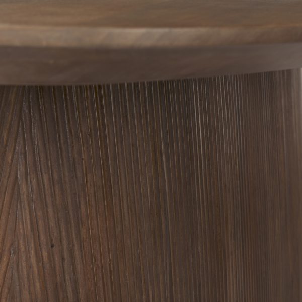 Lance 94L x 50W x30H Medium Brown Solid Wood Oval Dining Table 6