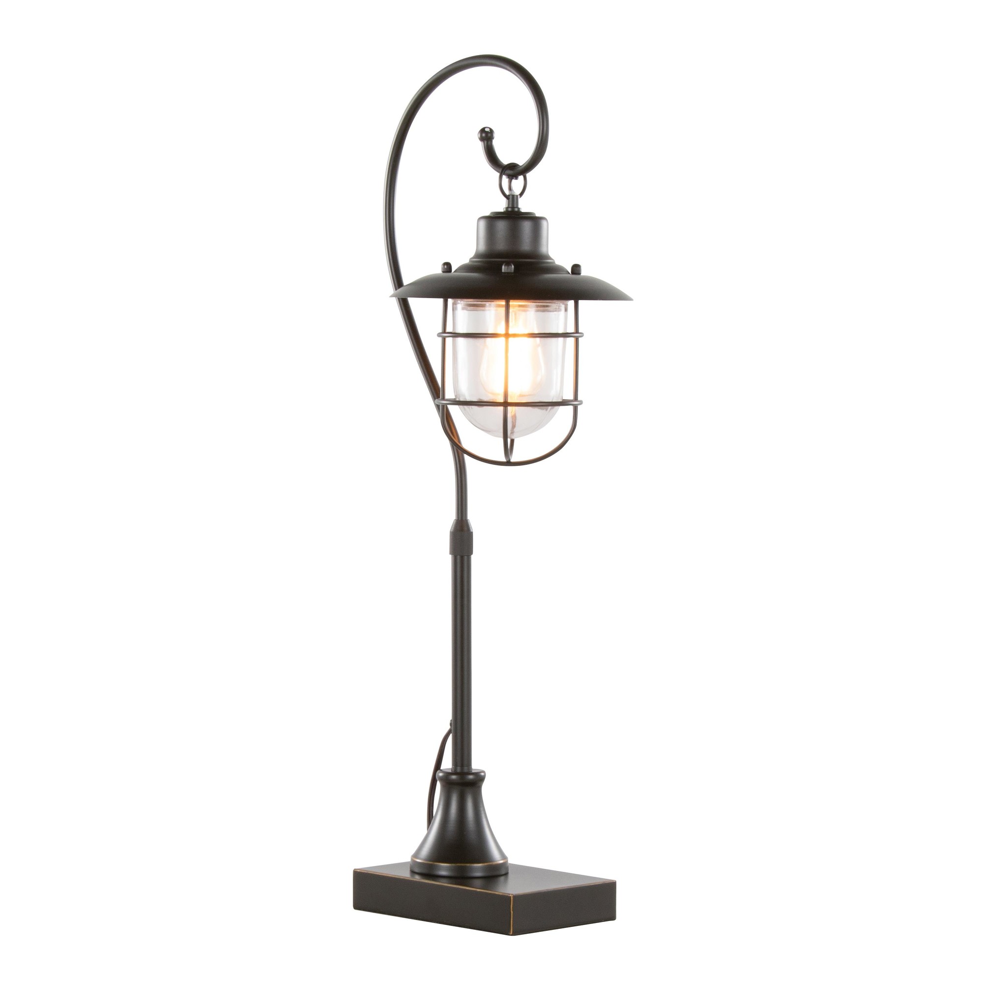 Landen Bronze Adjustable Contemporary Task Lamps (Set of 2) 4 Landen Bronze Adjustable Contemporary Task Lamps (Set of 2) - Image 4