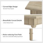 Larry Oak Spindle Leg Farmhouse Dining Table with Drawers, Seats Six