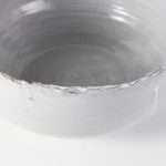 Larsen 13L x 13W White Ceramic Large Decorative Bowl