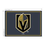 Las Vegas Golden Knights 6x8 Spirit Rug 3 Las Vegas Golden Knights 6x8 Spirit Rug