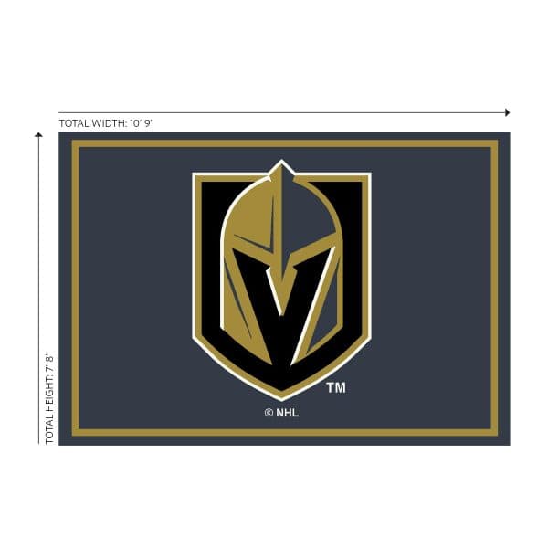 Las Vegas Golden Knights 8x11 Spirit Rug 1