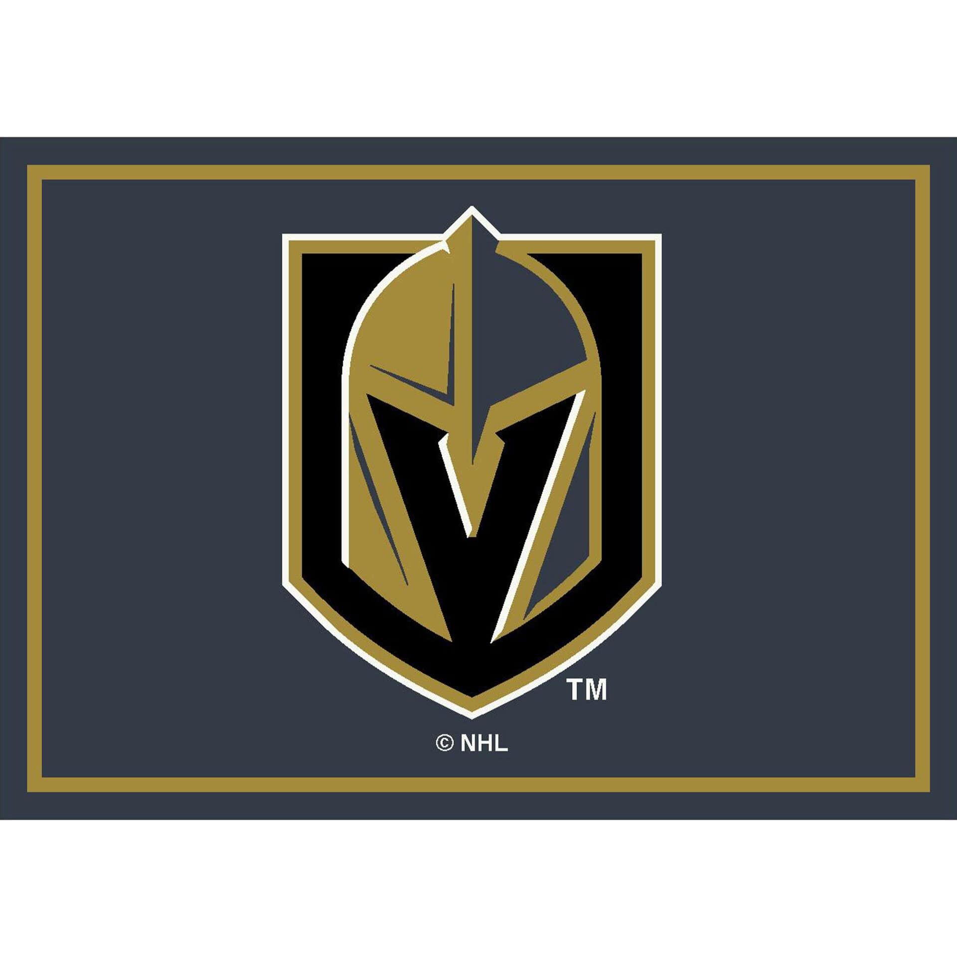 Las Vegas Golden Knights 8x11 Spirit Rug 3 Las Vegas Golden Knights 8x11 Spirit Rug - Image 3