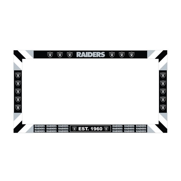 Las Vegas Raiders 18 30 Inch Adjustable Monitor Frame 1