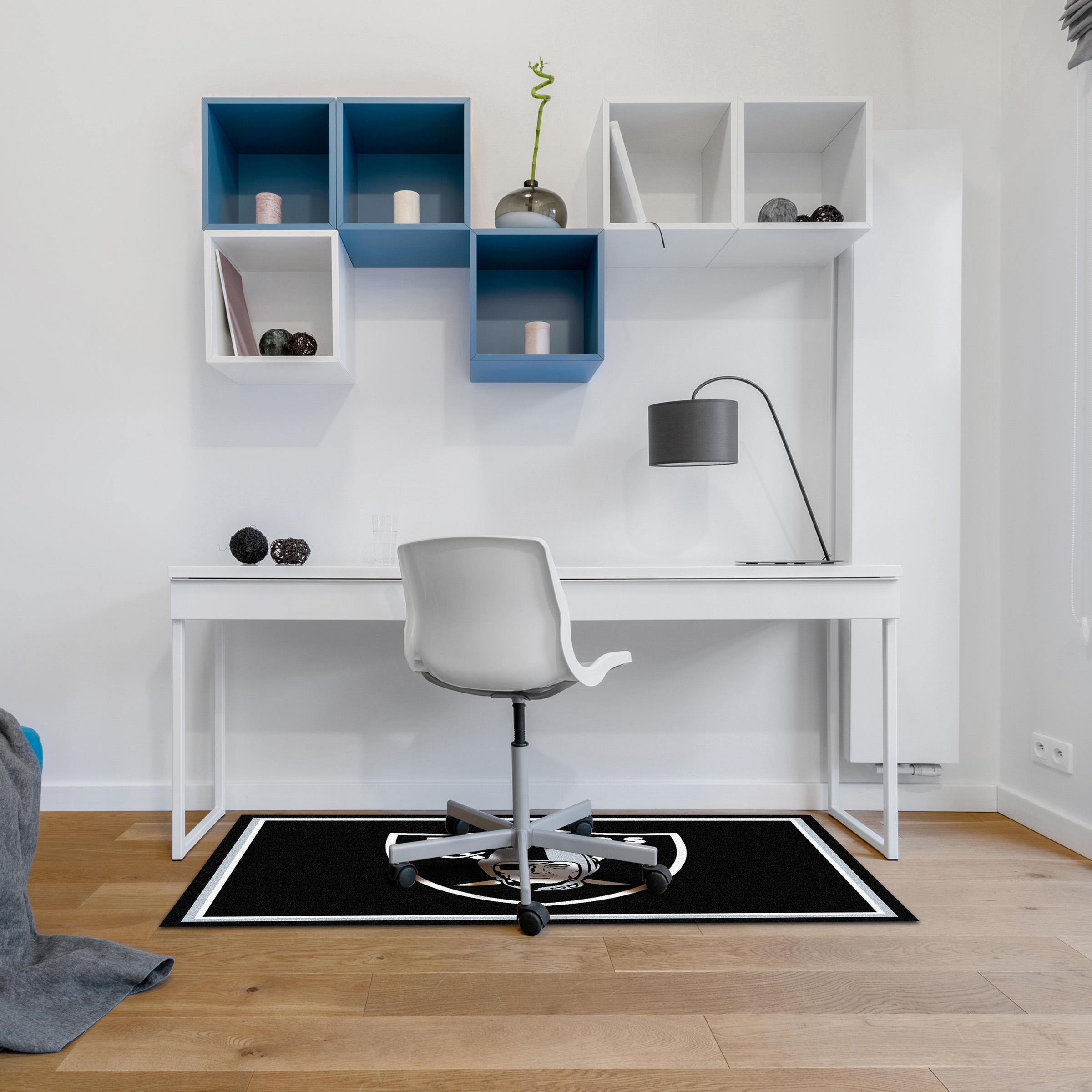 Las Vegas Raiders 3x4 Spirit Rug Officially Licensed NFL 2 Las Vegas Raiders 3x4 Spirit Rug Officially Licensed NFL - Image 2