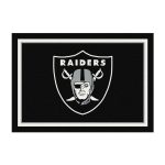 Las Vegas Raiders 4x6 Officially Licensed NFL Spirit Rug
