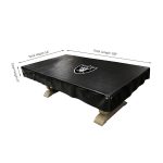Las Vegas Raiders 8' Naugahyde Billiard Table Cover