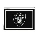 Las Vegas Raiders 8x11 Spirit Area Rug Officially Licensed