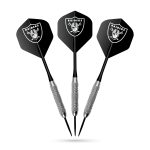 Las Vegas Raiders Bristle Dartboard Cabinet Set