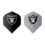 Las Vegas Raiders Bristle Dartboard Cabinet Set