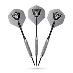 Las Vegas Raiders Bristle Dartboard Cabinet Set