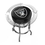 Las Vegas Raiders Chrome Logo Bar Stool