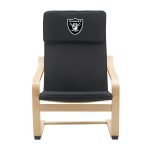 Las Vegas Raiders Embroidered Birch Bentwood Accent Chair