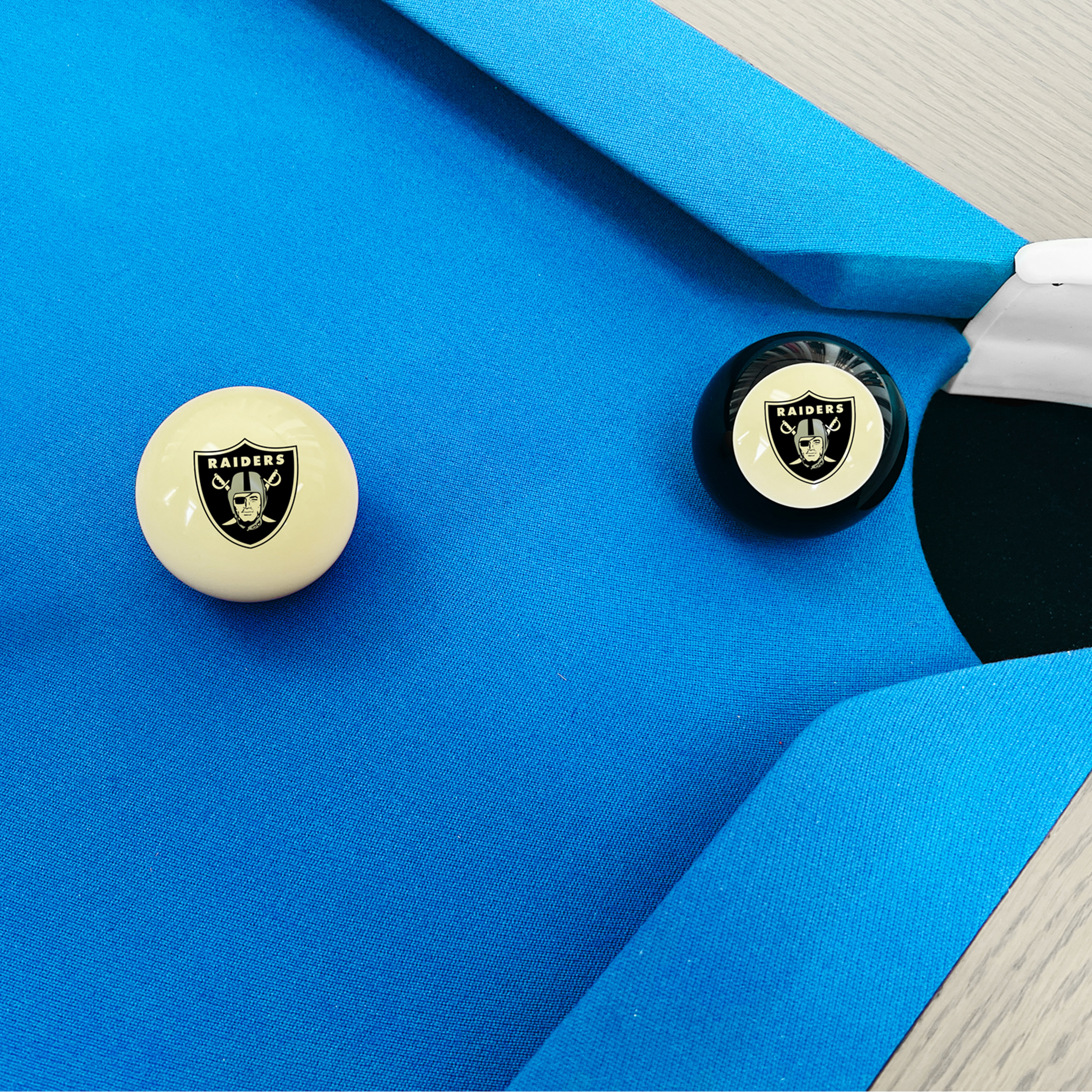 Las Vegas Raiders Grade A Polyester Logo Billiard Balls 2 Las Vegas Raiders Grade A Polyester Logo Billiard Balls - Image 2
