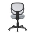Las Vegas Raiders Grey Armless Mesh Task Chair