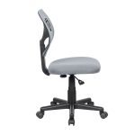 Las Vegas Raiders Grey Armless Mesh Task Chair