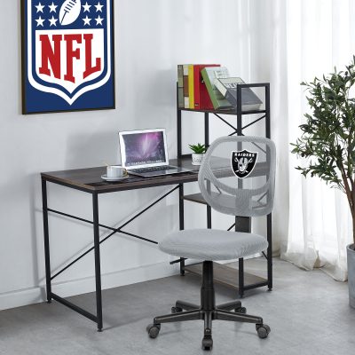 Las Vegas Raiders Grey Armless Mesh Task Chair