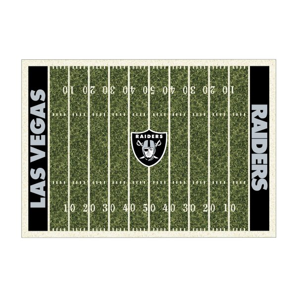 Las Vegas Raiders Homefield Football Field Rug 6x8 2