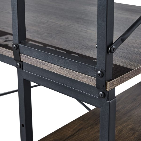 Las Vegas Raiders Industrial Desk with Shelves 8