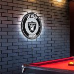 Las Vegas Raiders LED Establish Date Lighted Sign