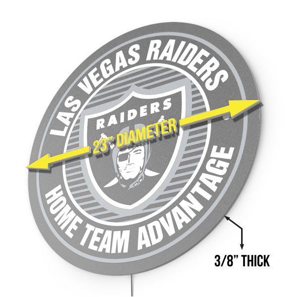 Las Vegas Raiders LED Home Field Advantage Lighted Sign 3