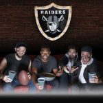 Las Vegas Raiders Lighted Recycled Metal NFL Logo Sign