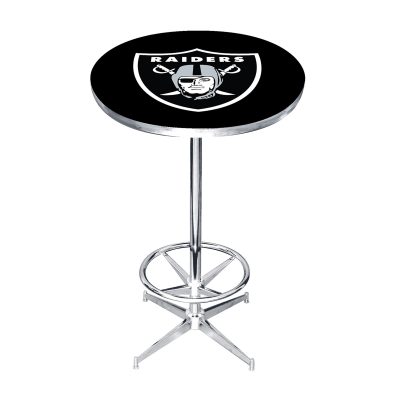 Las Vegas Raiders NFL Chrome Pub Table