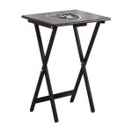 Las Vegas Raiders NFL TV Tray Set 5 Las Vegas Raiders NFL TV Tray Set