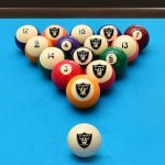 Las Vegas Raiders Polyester Retro Billiard Ball Set