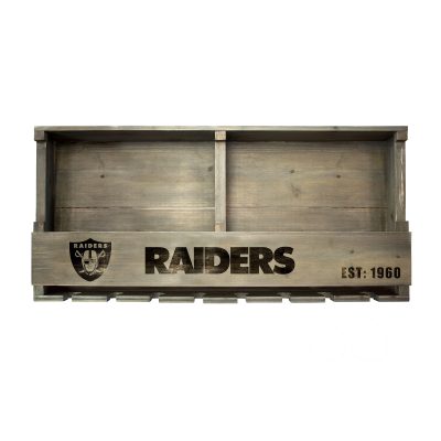 Las Vegas Raiders Reclaimed Wood Bar Shelf