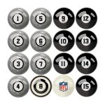 Las Vegas Raiders Regulation Billiard Ball Set