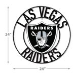 Las Vegas Raiders Wrought Iron 24 Inch Wall Art