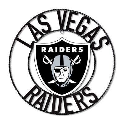 Las Vegas Raiders Wrought Iron 24 Inch Wall Art