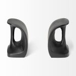 Last Cobbler's (Set of 2) 8L x 6W Black Shoemaker Tool Bookends
