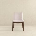 Beige Solid Wood Mid-Century Modern Dining Chair (Set of 2) 10 Beige Solid Wood Mid-Century Modern Dining Chair (Set of 2)