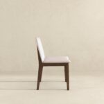 Beige Solid Wood Mid-Century Modern Dining Chair (Set of 2) 11 Beige Solid Wood Mid-Century Modern Dining Chair (Set of 2)