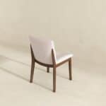 Beige Solid Wood Mid-Century Modern Dining Chair (Set of 2) 12 Beige Solid Wood Mid-Century Modern Dining Chair (Set of 2)