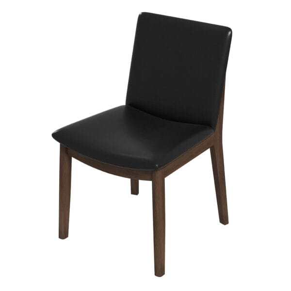 LauraBlackPuDiningChair 2