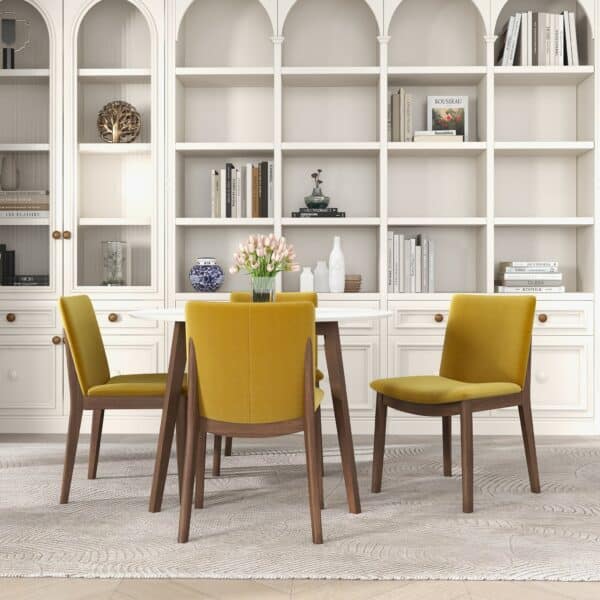 LauraGoldVelvetDiningChair 3