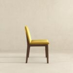Gold Velvet Solid Wood Mid-Century Modern Dining Chair (Set of 2) 11 Gold Velvet Solid Wood Mid-Century Modern Dining Chair (Set of 2)