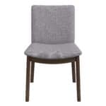 Grey Linen Solid Wood Mid-Century Dining Chair (Set of 2) 8 Grey Linen Solid Wood Mid-Century Dining Chair (Set of 2)
