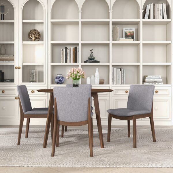 LauraGreyFbricDiningChair 3